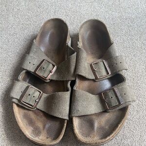 Brown Birkenstock Arizona Sandals